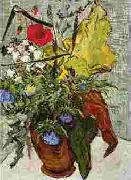 Vincent Van Gogh Wild Flowers and Thistles in a Vase France oil painting reproduction